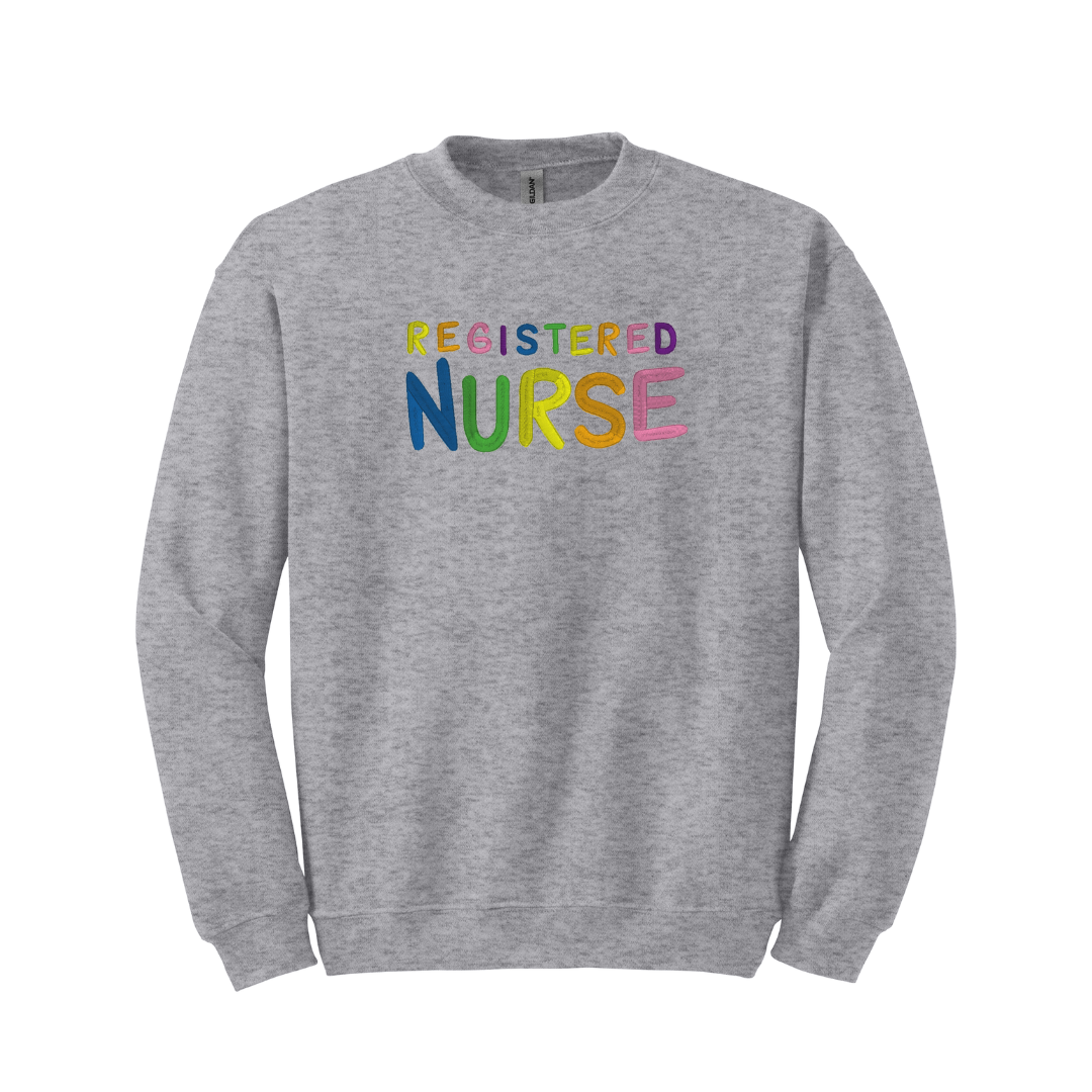 Registered Nurse Rainbow Sweatshirt