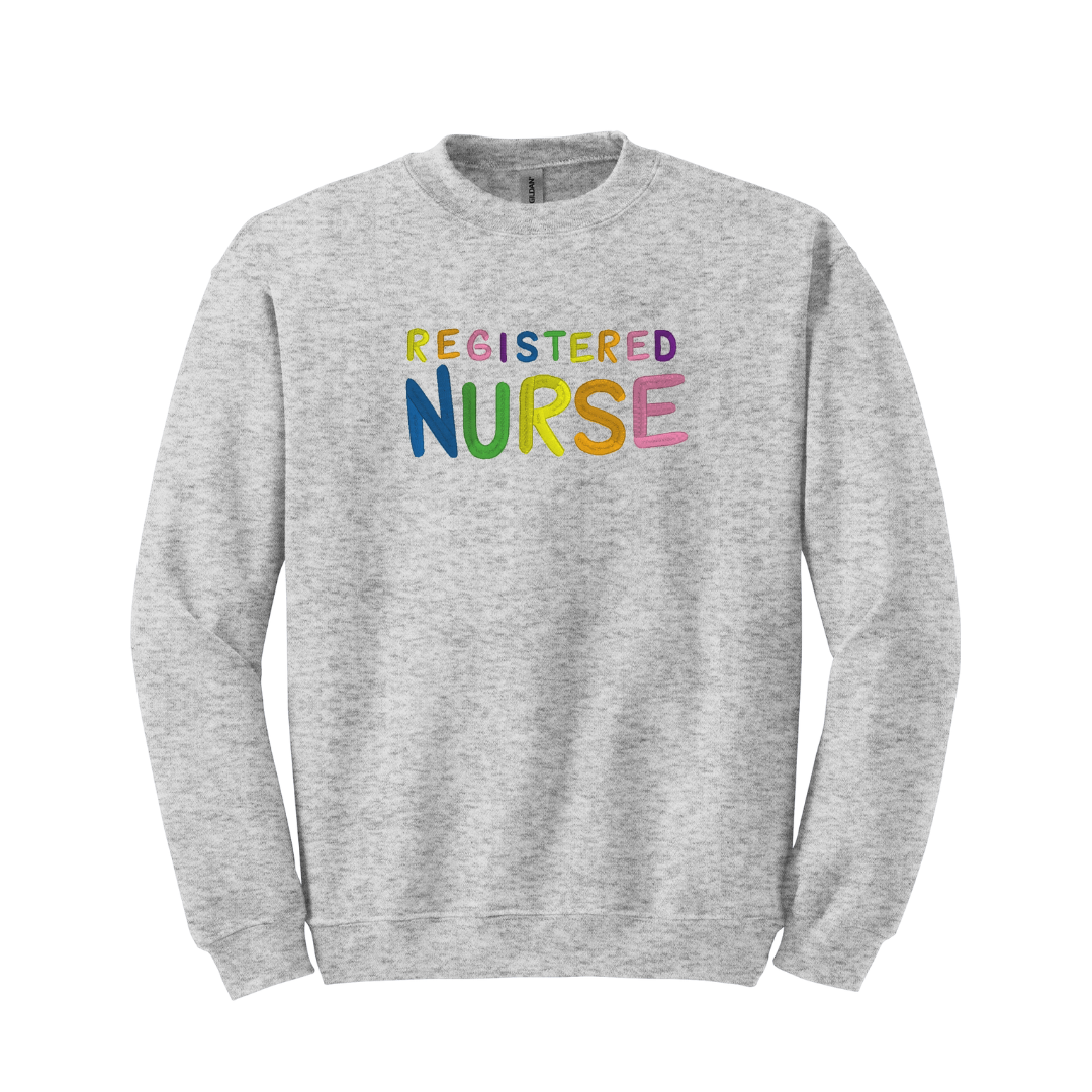 Registered Nurse Rainbow Sweatshirt