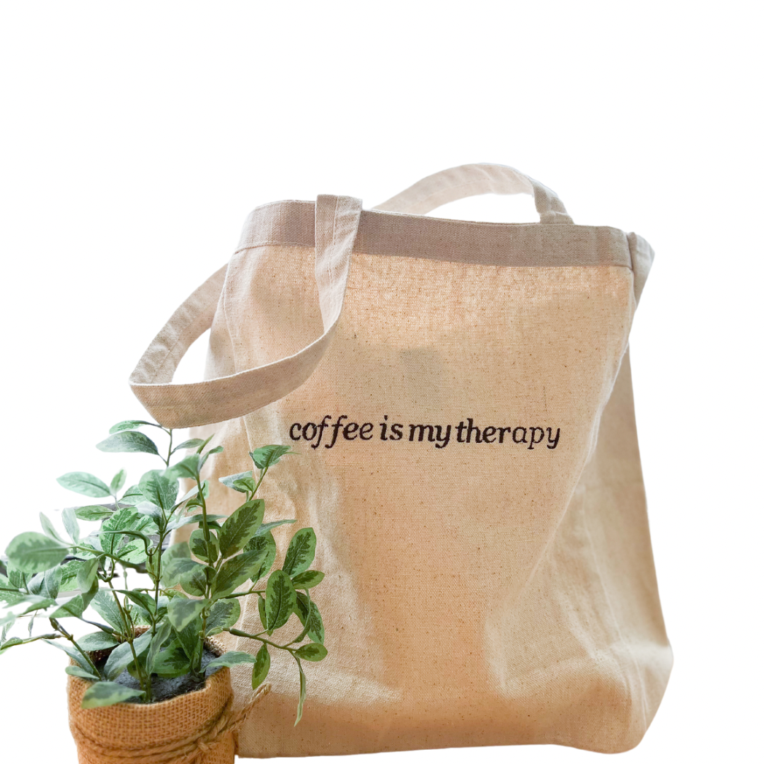 Coffee is My Therapy Tote