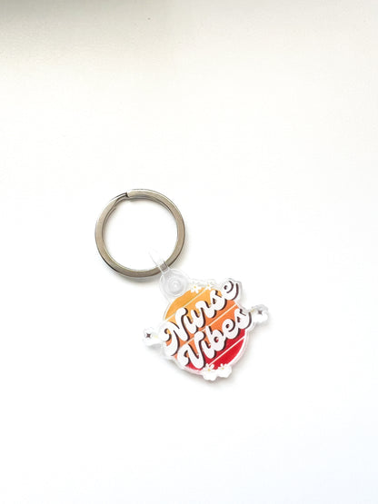 Nurse Vibes Acrylic Keychain