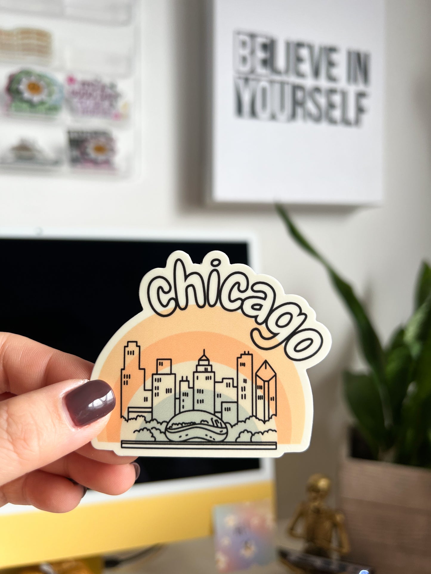 Chicago Skyline Sticker