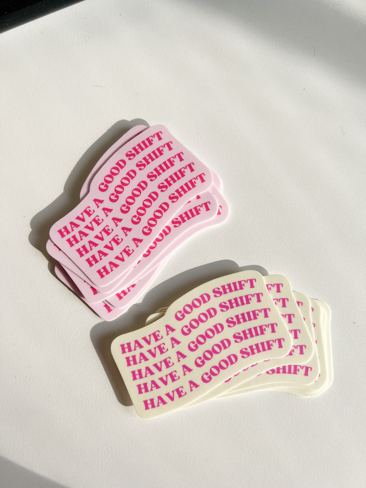 Have A Good Shift Sticker Pack in Pink