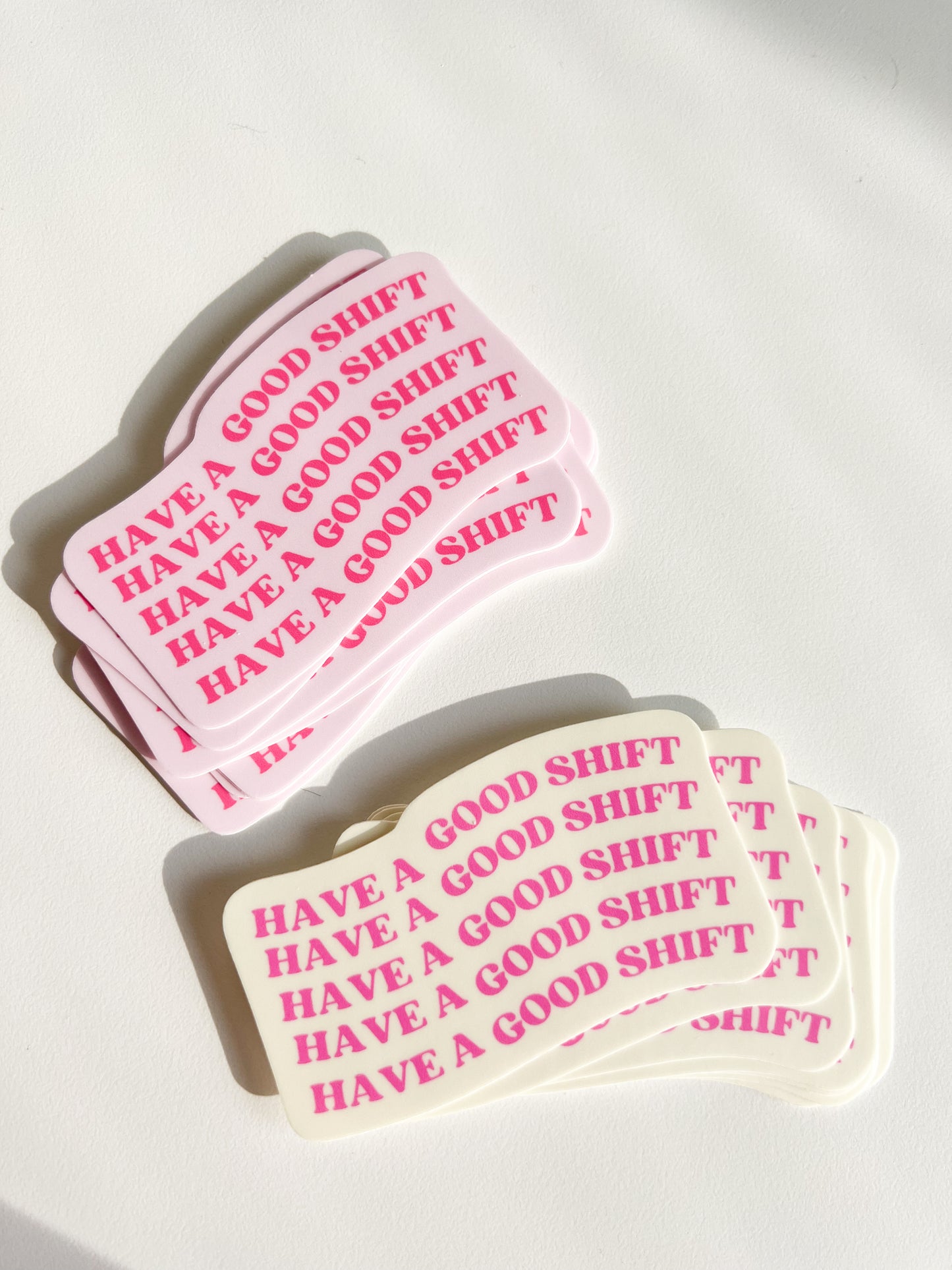 Have A Good Shift Sticker Pack in Pink