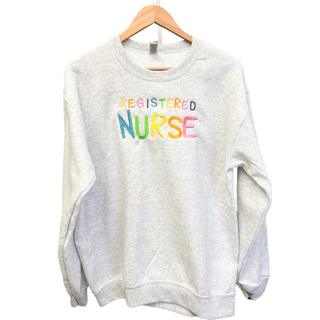 Registered sales nurse sweater
